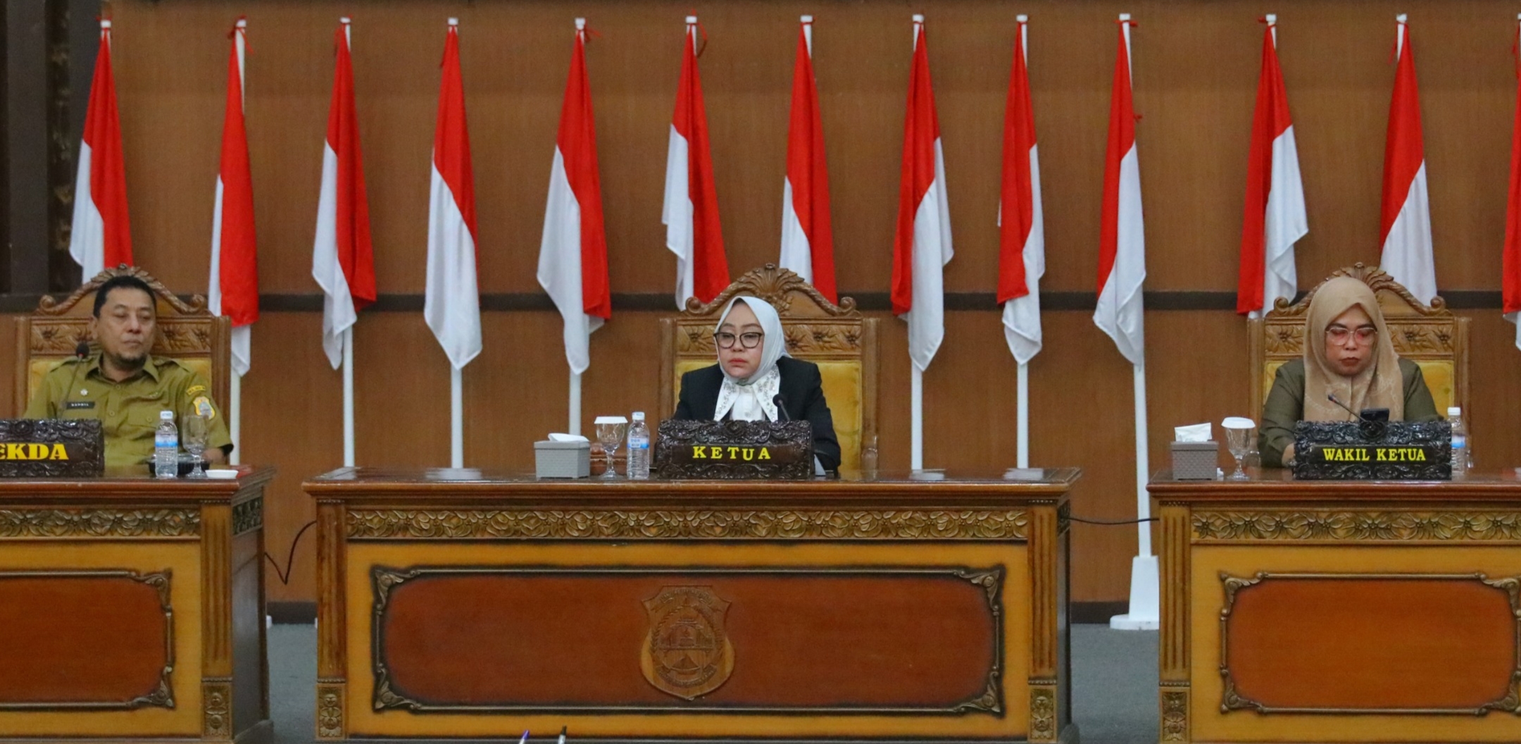 Rapat Paripurna DPRD Usul Pengesahan Pengangkatan Bupati dan Wakil Bupati Tanjabtim.