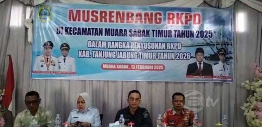 Musrenbang RKPD 2025 Sabak Timur,Prioritaskan Infrastruktur dan pendidikan,pembangunan Kabupaten di Th 2026